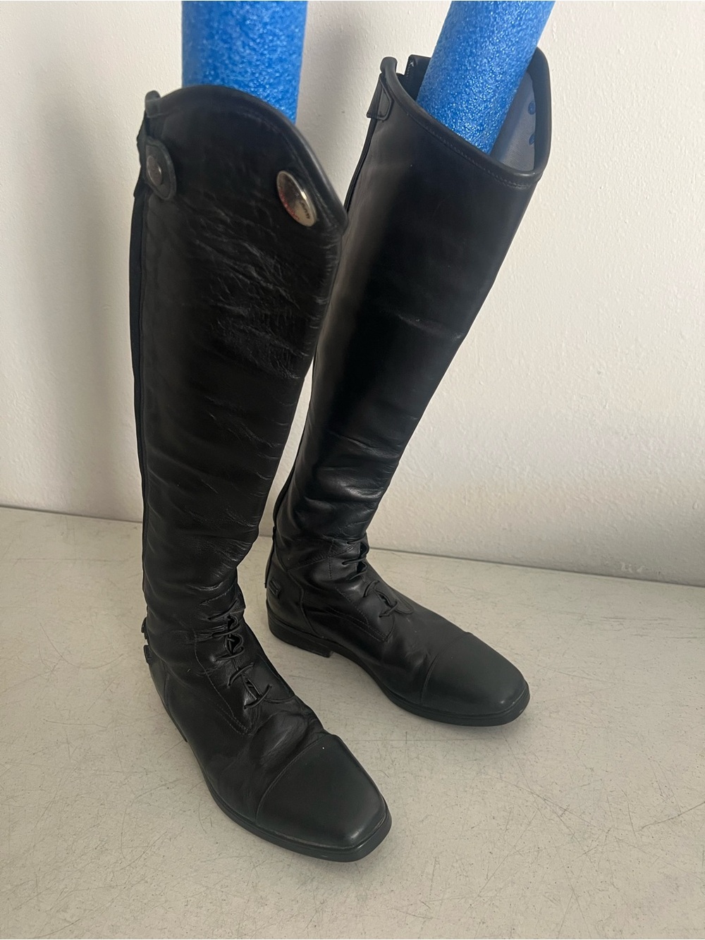 Classic Black Over-the-Knee Riding Boots